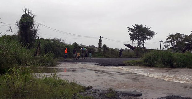 A few roads throughout the country remain closed due to flooding