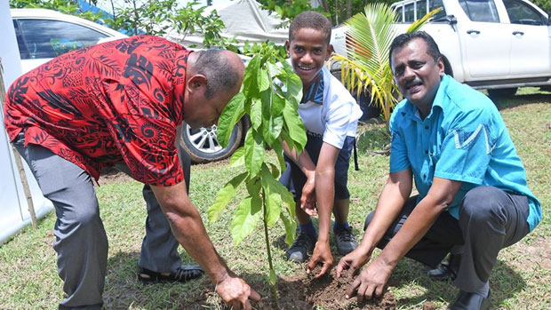 270 trees planted in a day for Youth Climate Action Initiative in Nadi