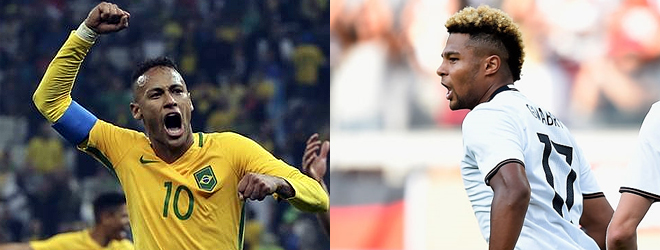 Brazil faces Germany in Olympic Menâ€™s Football final