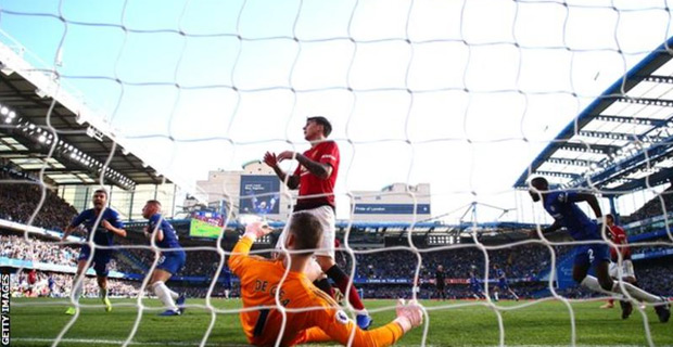 Man United manager involved in furious touchline bust‑up after United and Chelsea drew 2-all