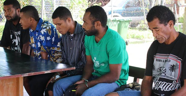 Accused tells court they were trying to help a man being assaulted by the Police Officer