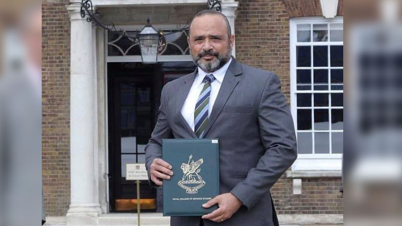 Qiliho is the first ever Fijian and South Pacific islander to become a member of the Royal College of Defence Studies in the UK 