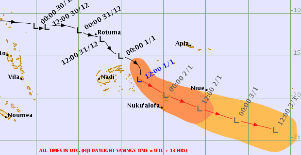 2 more Tropical Disturbances anticipated to affect Fiji within the next few days