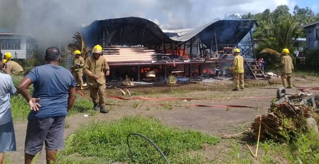 School teacher loses all in fire at Waidamudamu settlement