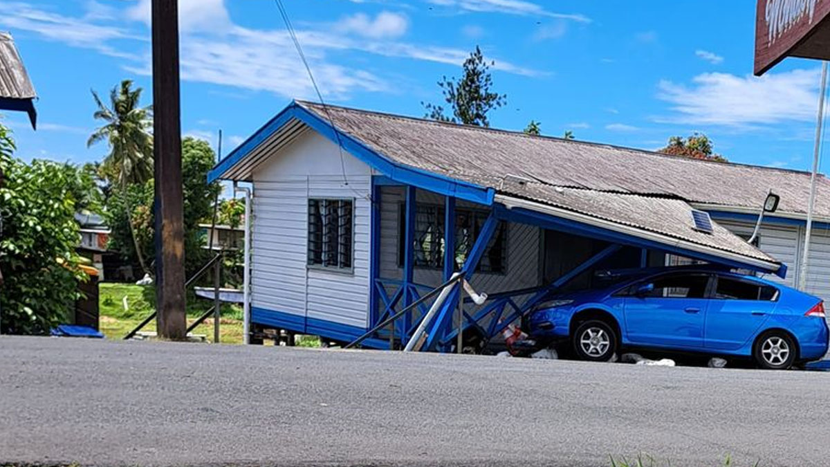 Driver of vehicle that smashed into Navosai Police Post yet to be charged