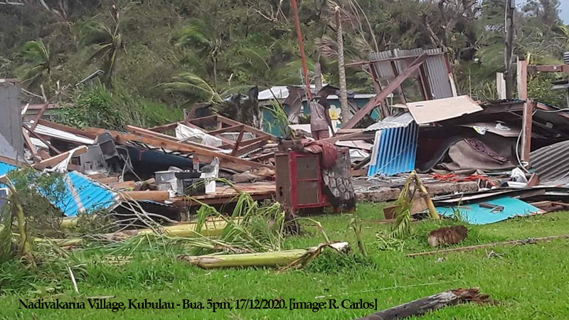 None of the villages in the district of Kubulau were spared by TC Yasa - Vimarsana News