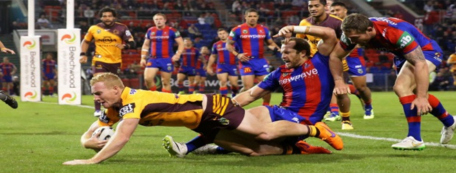 Brisbane Broncos thrashes Newcastle Knights