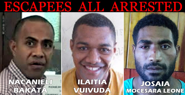 Escapee Josaia Leone surrenders himself to Western Division Police 