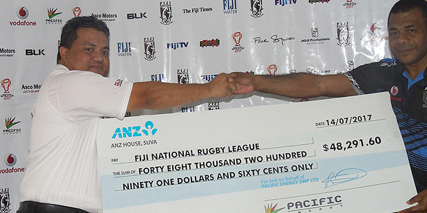 Fiji National Rugby League receives more than $48,000 from Pacific Energy