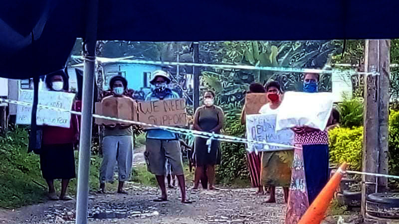 Muanikoso villagers stage protest and ask for urgent food assistance