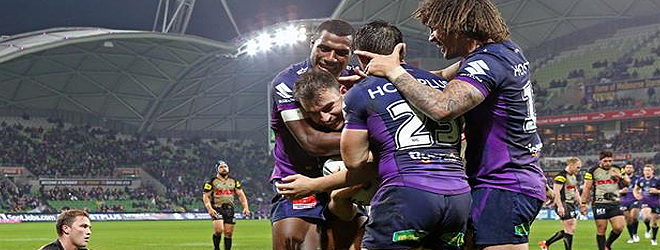 Storm beats the Panthers in NRL thriller