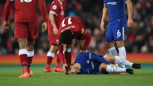 Statistics reveal Hazard is the most?fouled top?flight player