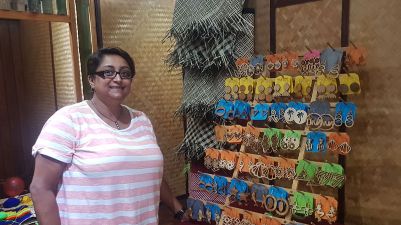 Soffy Pointdexter gets inspiration from husband’s love for woodwork