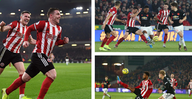 Manchester United and Sheffield United end EPL match with a 3-all draw