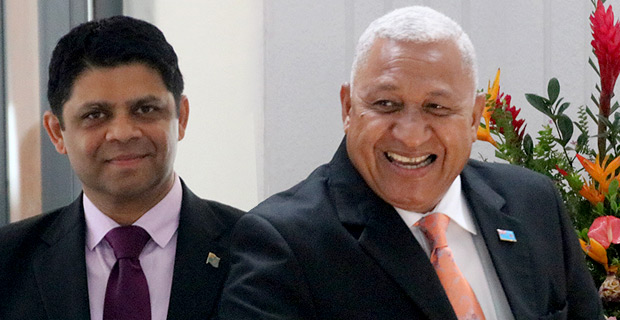I will lead FijiFirst into 2018 Election with my right hand, the AG, by my side - PM