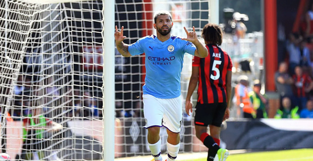 Manchester City beat Bournemouth 3-1 to keep pressure on Liverpool at the top of points table