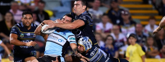 North Queensland Cowboys defeat Cronulla Sharks