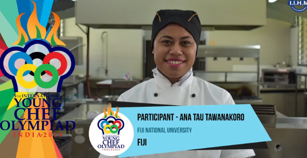 Tawanakoro to represent Fiji at the 5th International Young Chef Olympiad
