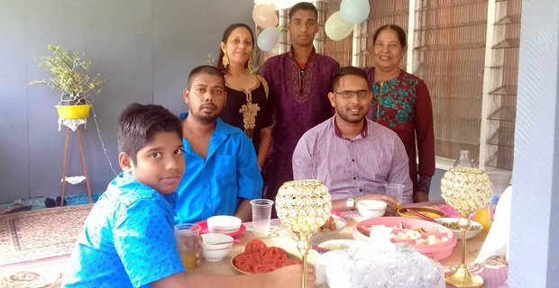 Mohammed Nazeem Kasim celebrates Eid with family after eight years
