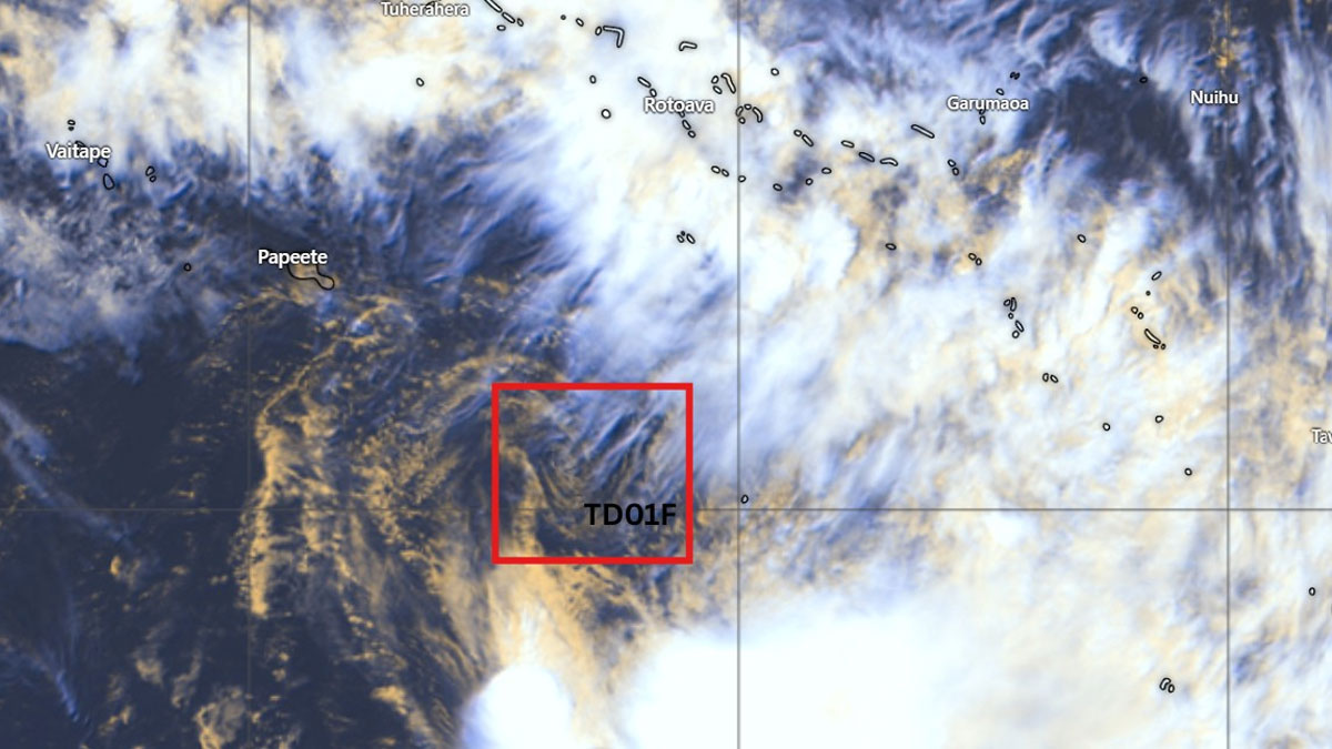 TD01F near French Polynesia will have no effect on Fiji - Weather Office