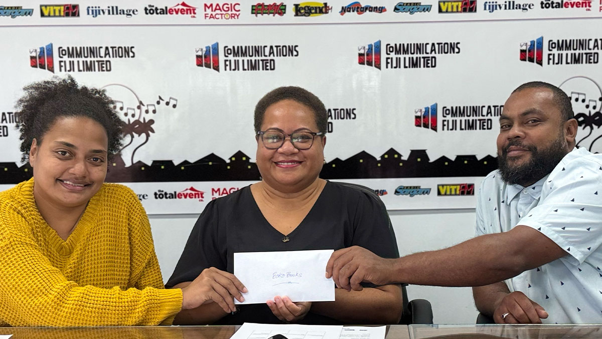 Communications Fiji Limited Foundation donates to support Baka Books
