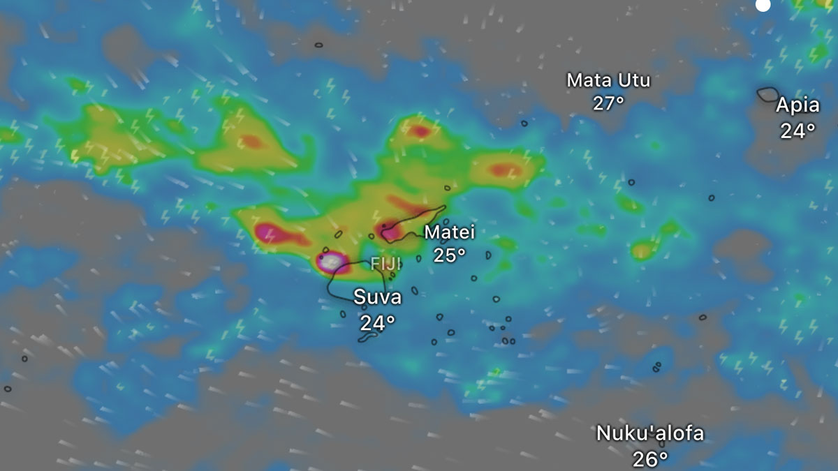 Flash Flood and Heavy Rain Warning remains in force for Fiji
