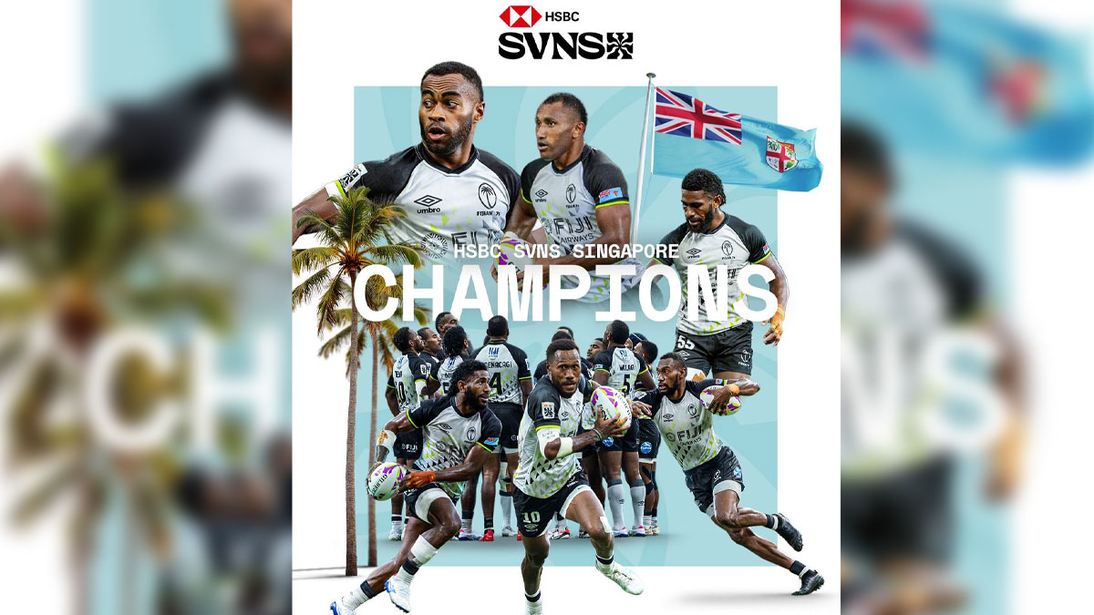 Fiji thump France 21-12 to win back to back Singapore titles