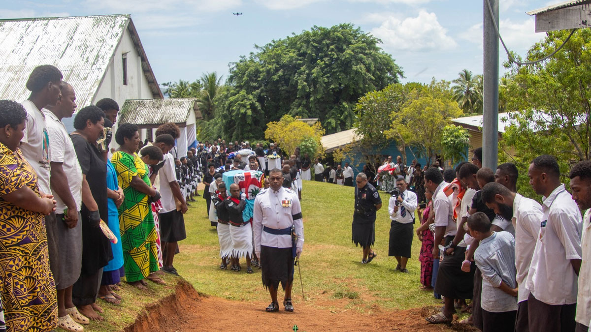 Thousands farewell murdered Police Officer Peniasi Racagi