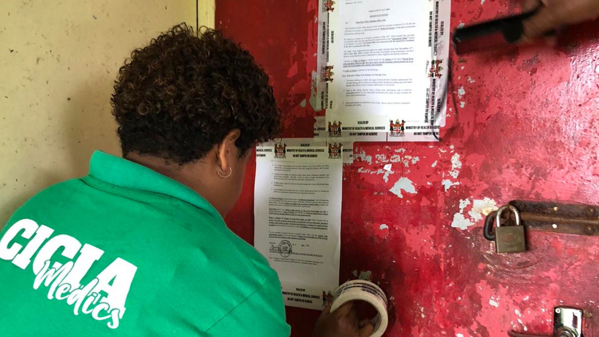 Cicia Retail Shop closed over unsanitary conditions and pest infestation