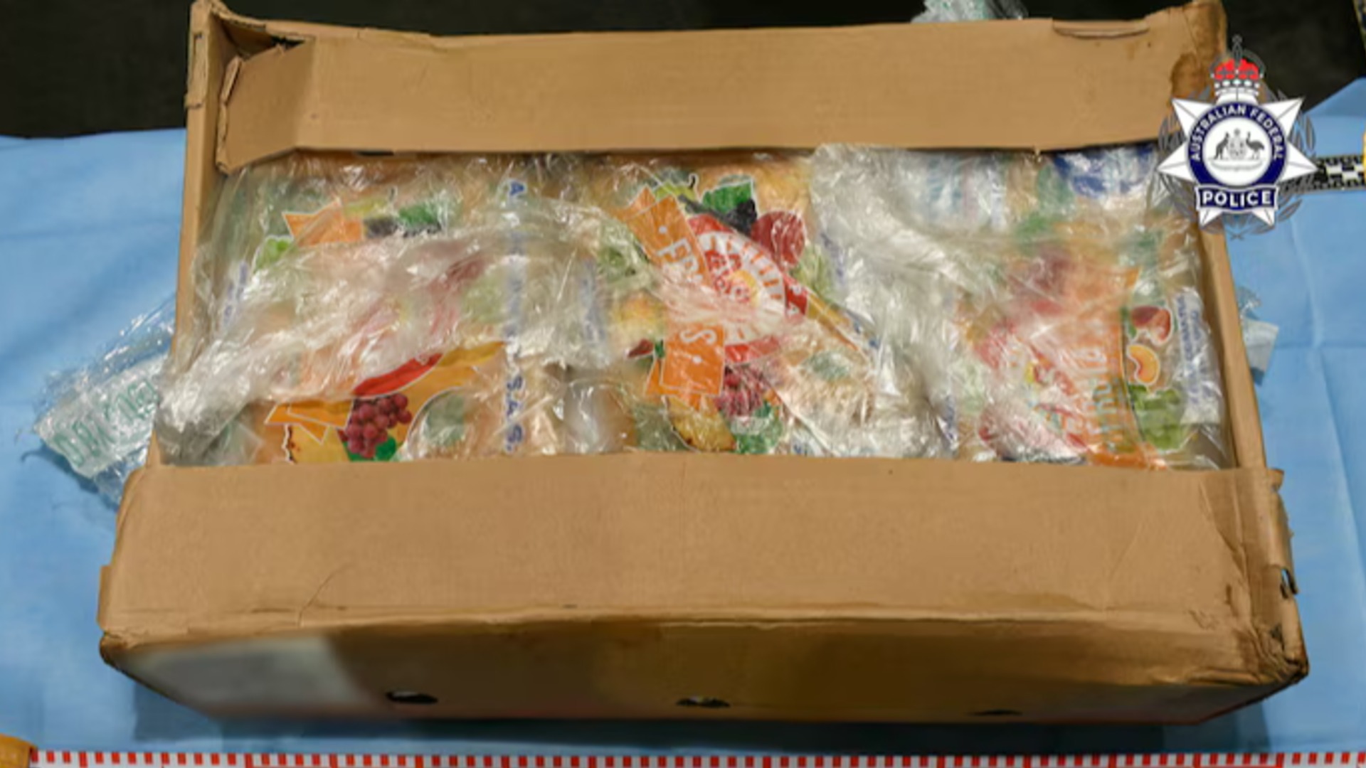 Cocaine hidden in fruit pulp found by Australian Federal Police