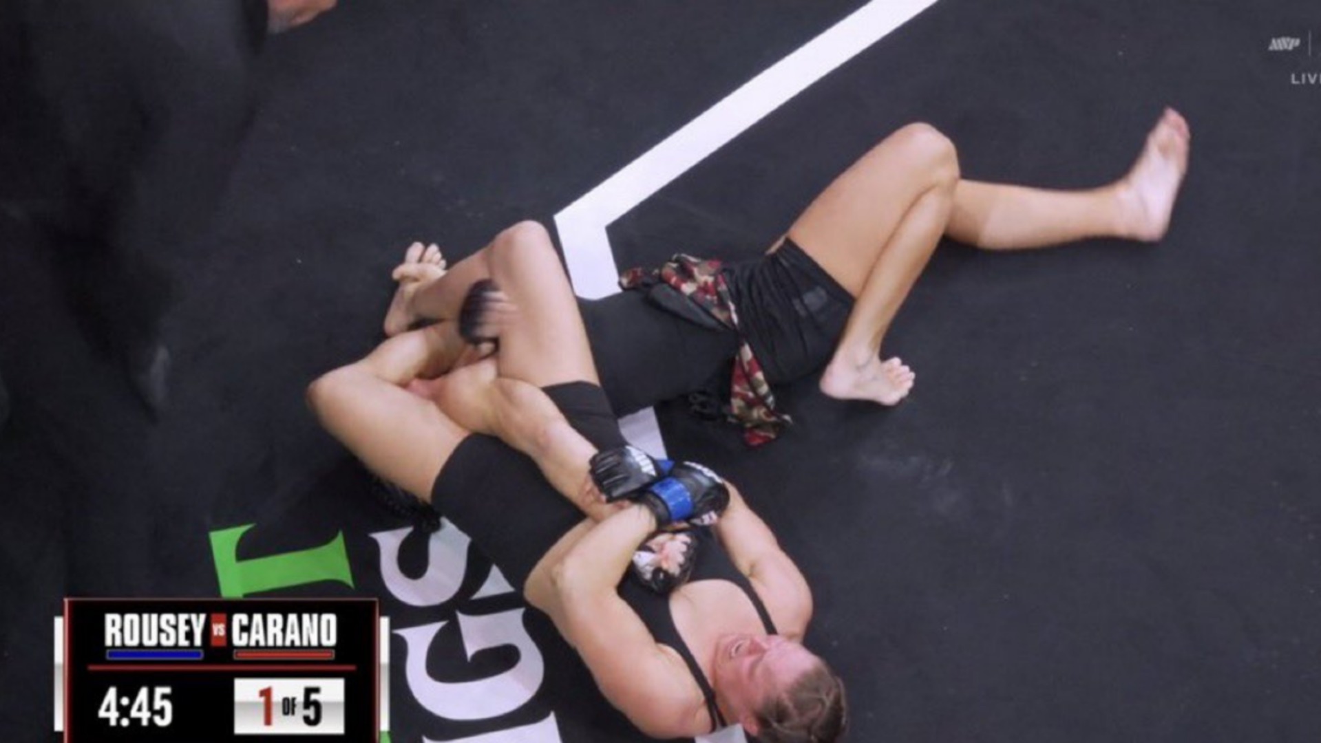 Ronda Rousey submits Gina Carano in 17 seconds