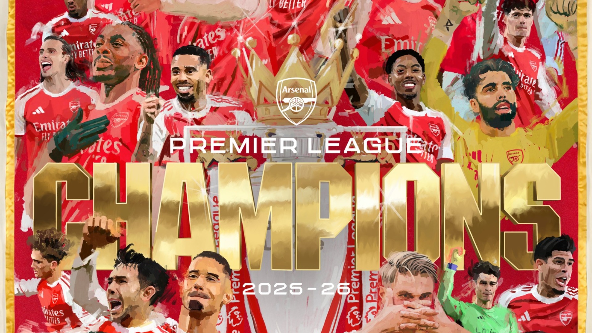 Arsenal crowned EPL champions after 22-year wait