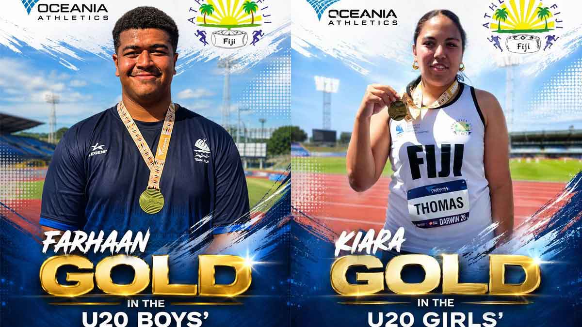 Tyronne Ali and Kiara Thomas win gold at Oceania Championships