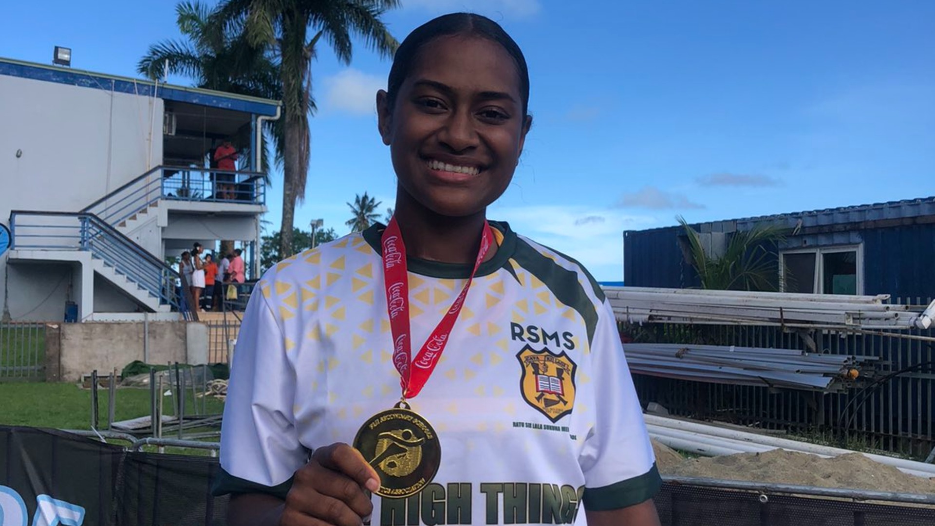Lewageena of RSMS wins gold in Senior Girls Javelin despite health problems