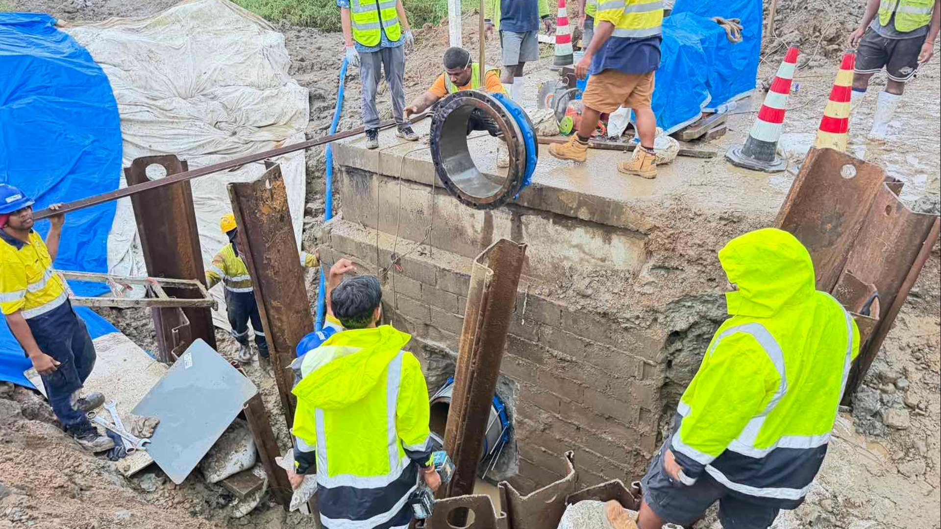 Thousands continue to face low water pressure and intermittent supply as WAF repair works delayed due to heavy rain