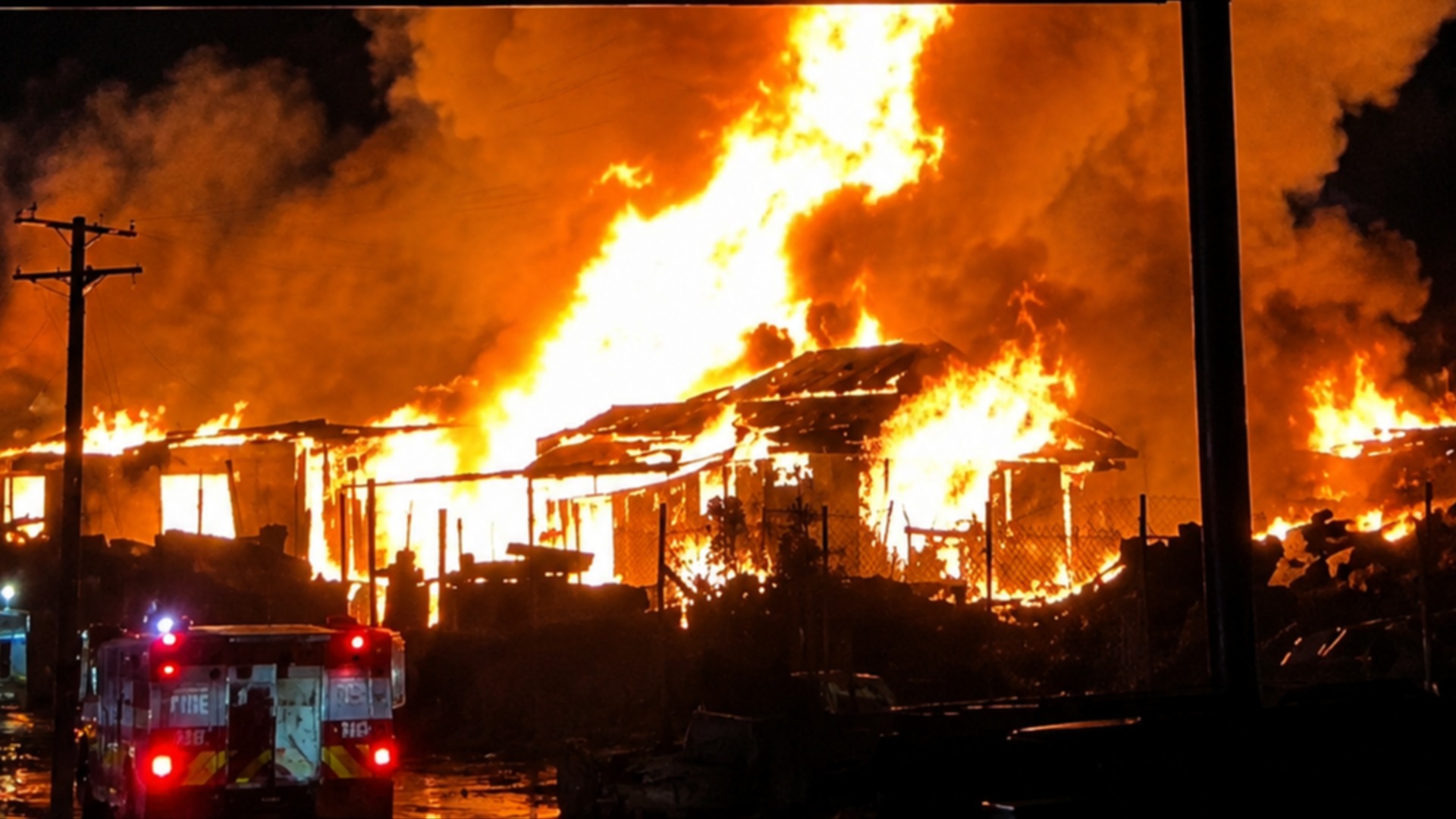 Major fire breaks out at Samabula property opposite Ram Lakhan Park