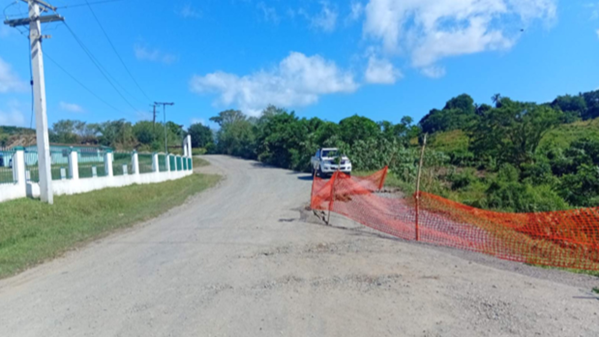 Heavy rain causes partial collapse on Nausori highland road
