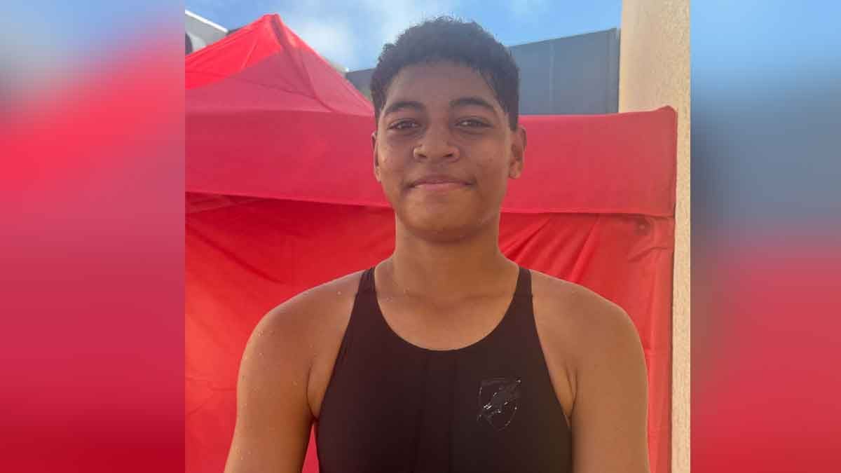 High jump champion, Diloi shines in the pool during Schools Swimming Championship