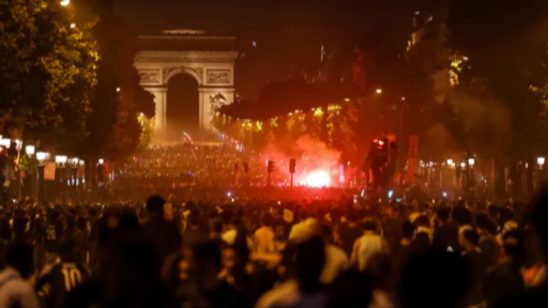 More than 400 arrested as PSG Champions League celebrations turn violent
