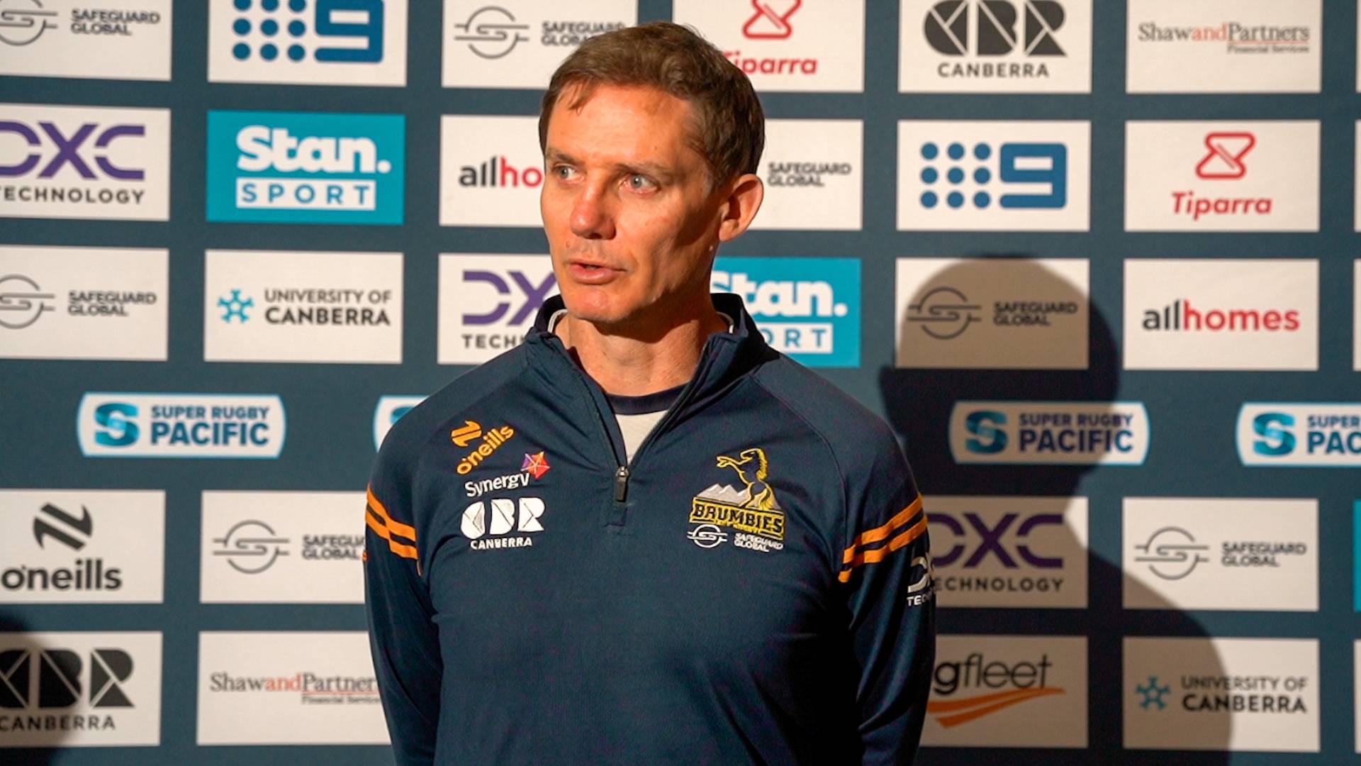 Stephen Larkham apologises to Brumbies fans after Hurricanes humiliation in Wellington