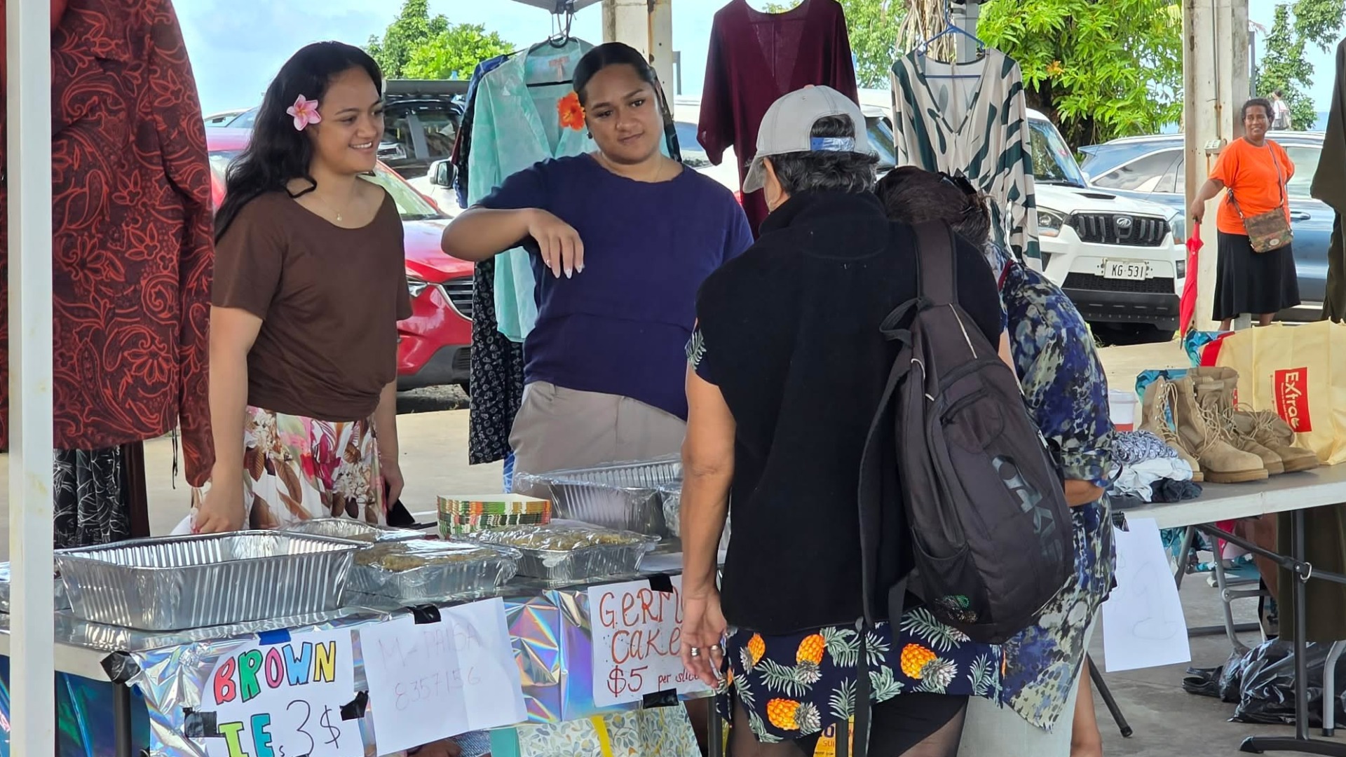 Residents turn out in numbers for Muanikau Backyard Bazaar