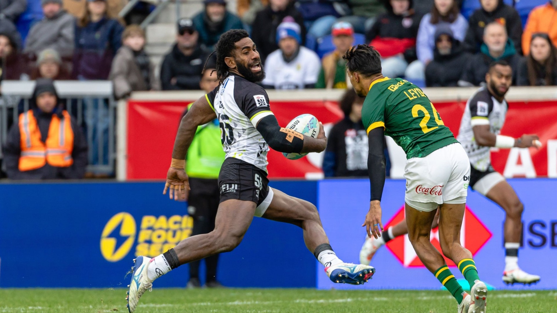 Fiji edge South Africa 15-12 in thrilling pool finale