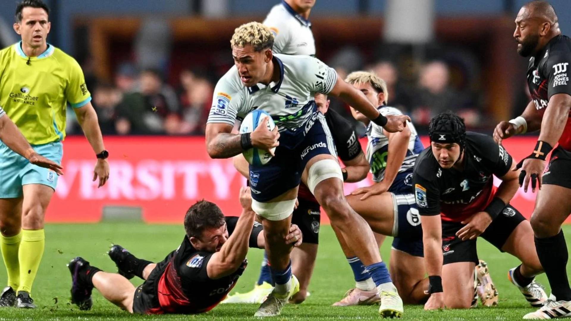 Malachi Wrampling's debut Blues season ends in suspension