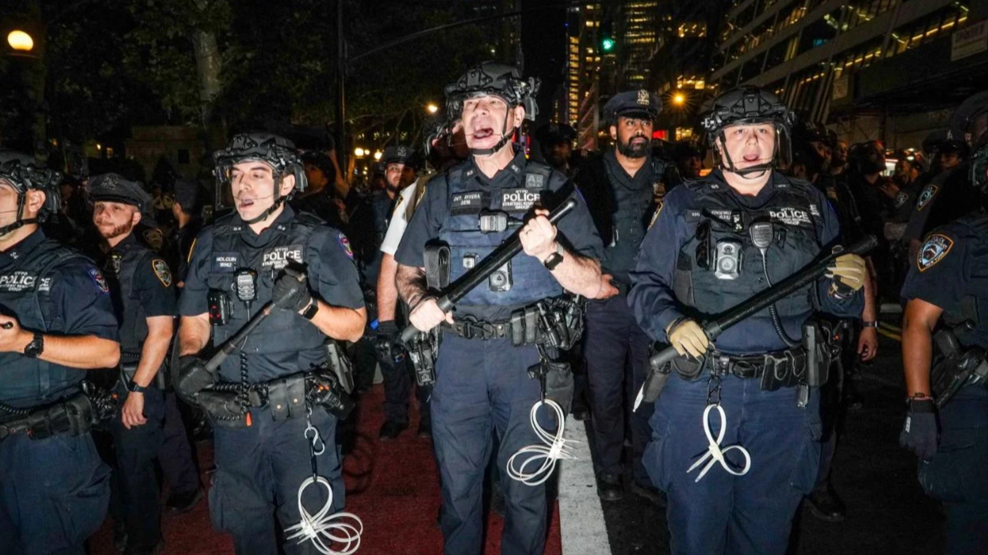Eight arrested after disorder erupts at NBA Finals watch party in New York