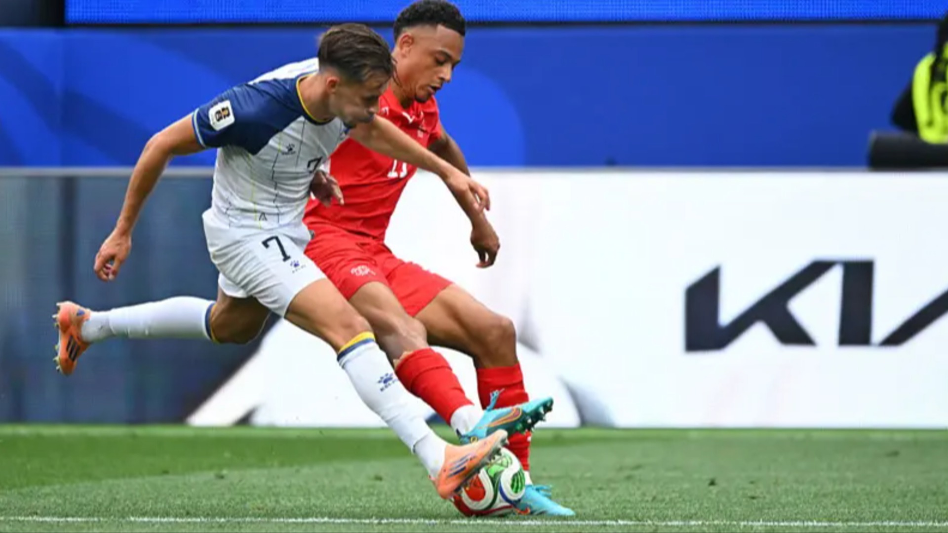 Switzerland and Bosnia-Herzegovina locked at 0-0 at half-time