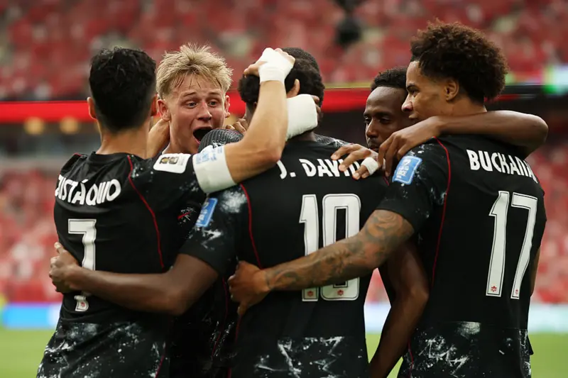 Canada storm to 3-0 lead over Qatar at halftime in Group B clash