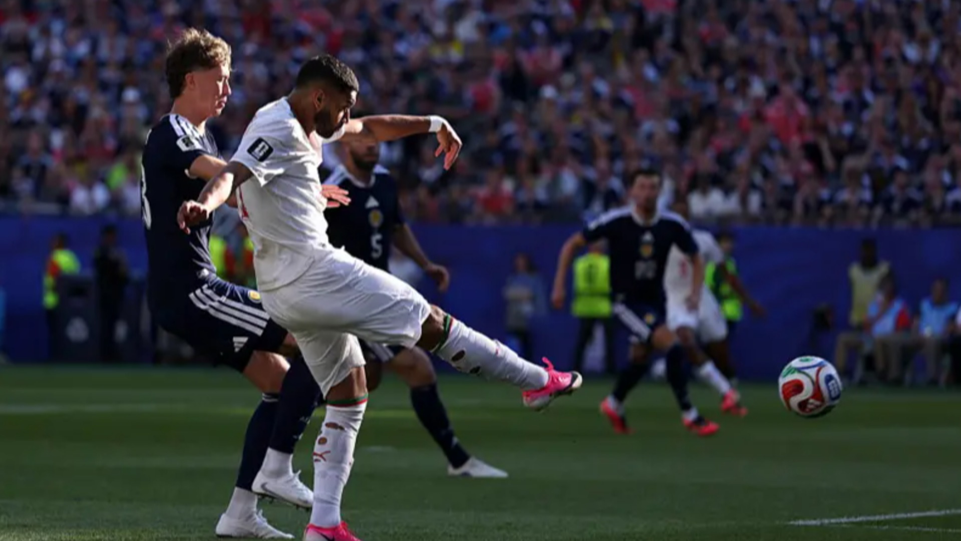 Saibari goal gives Morocco 1-nil half-time lead over Scotland