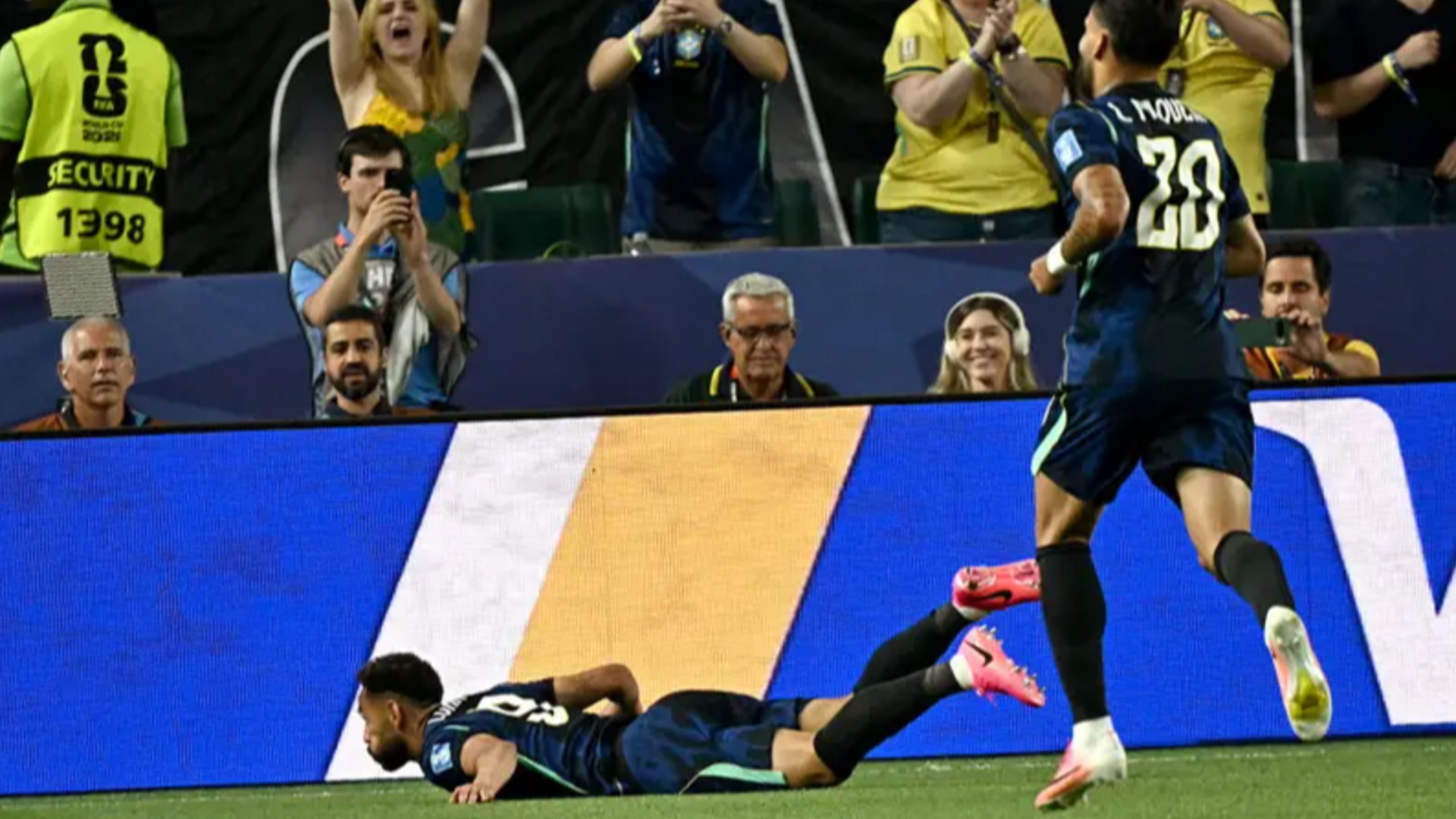 Brazil takes commanding 3-0 half-time lead over Haiti