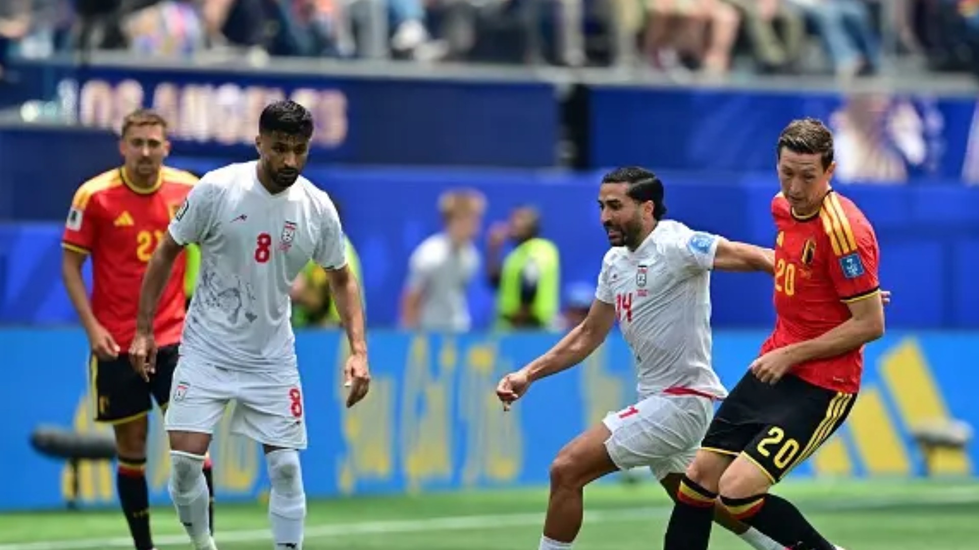 FIFA World Cup: Ten-man Belgium hold Iran to goalless draw