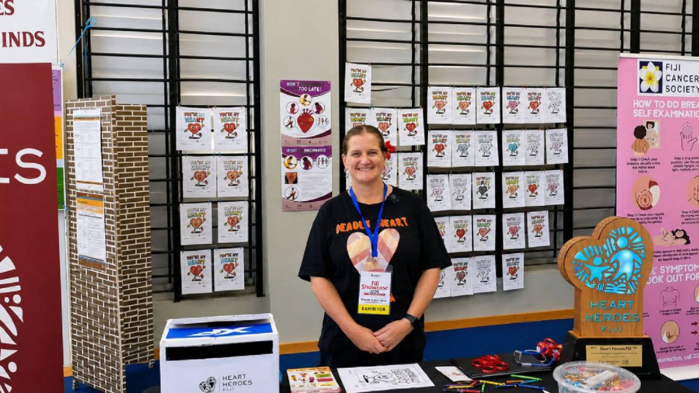Heart Heroes Fiji raises awareness on rheumatic heart disease at Fiji Showcase